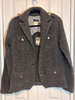 Italian Wool Coat - NWT - Size S/M